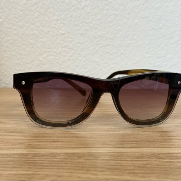 LINDA FARROW X 3.1 PHILLIP LIM PL/5/6 LICHEN ACETATE SUNGLASSES CAT 2 - Picture 10 of 10